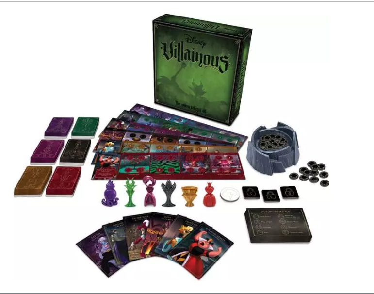 Board Games, Disney Villainous w/ Lorcana promo Gargoyle Games Board Games, Disney Villainous w/ Lorcana promo Gargoyle Games