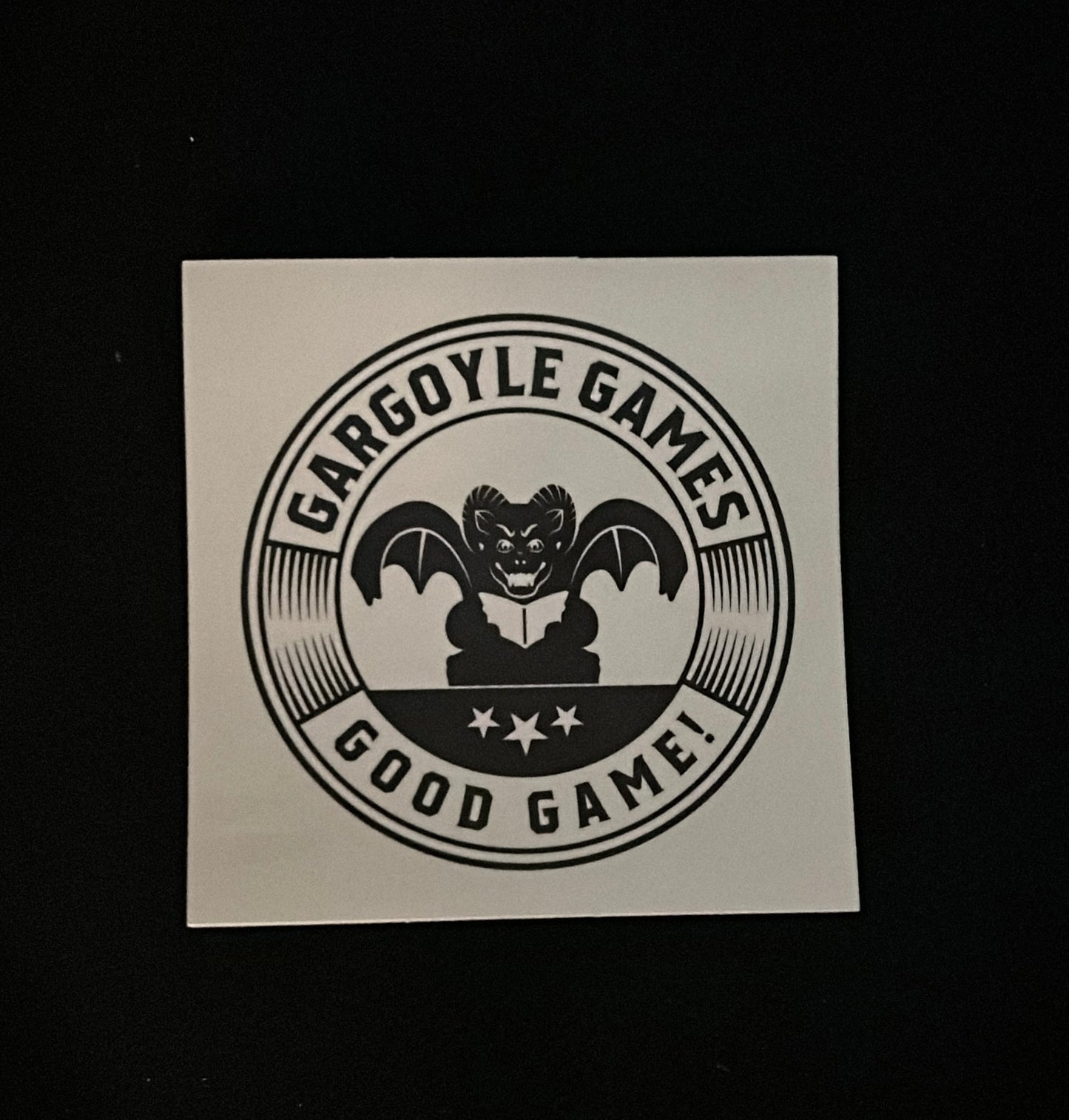 Sticker, Gargoyle Games 3x3" 7.62cm x 7.62cm